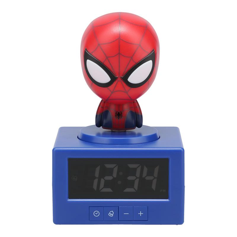 Zegar Marvel Spider-Man Budzik z Lampką
