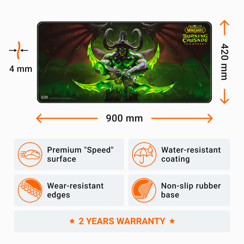 Podkładka pod mysz World of Warcraft – Illidan (Burning Crusade) – zdjęcie 4