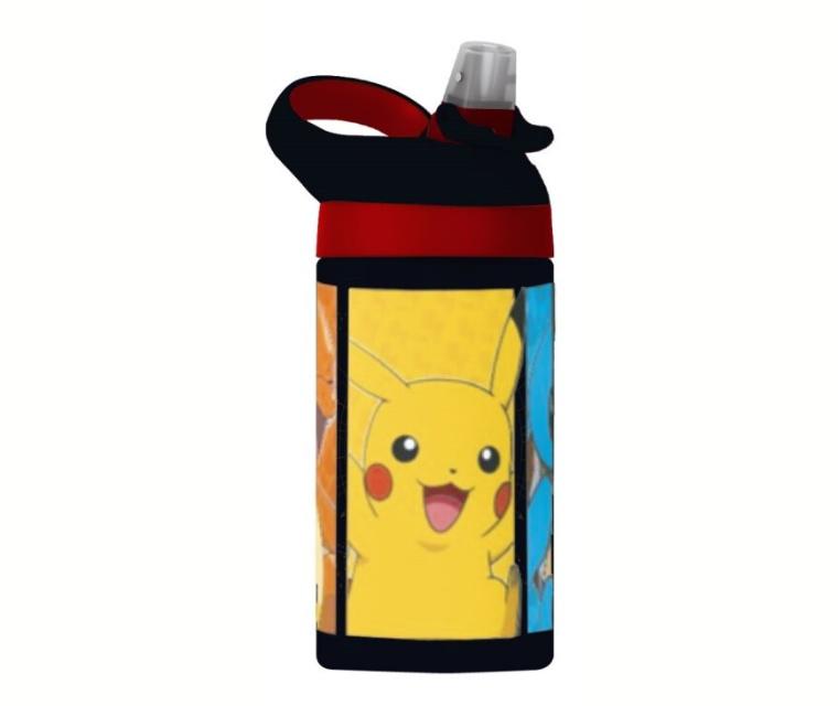 Butelka Pokémon Tritan z słomką flip-top