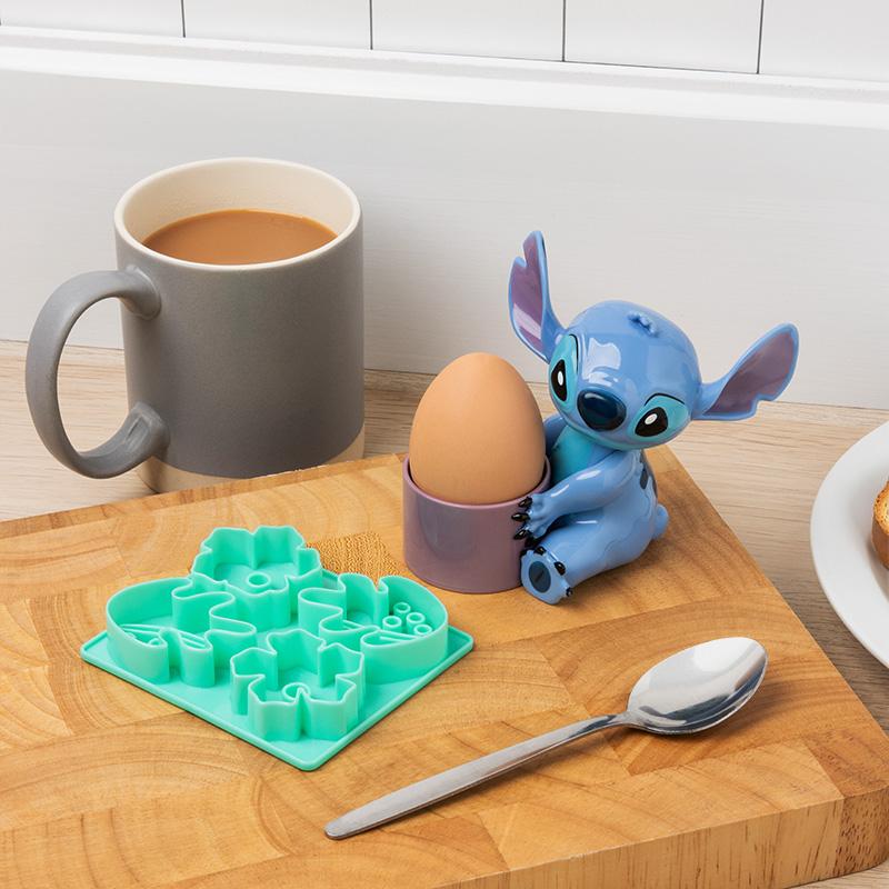 Zestaw kuchenny Disney Stitch podstawka do jajka i foremka do tostów