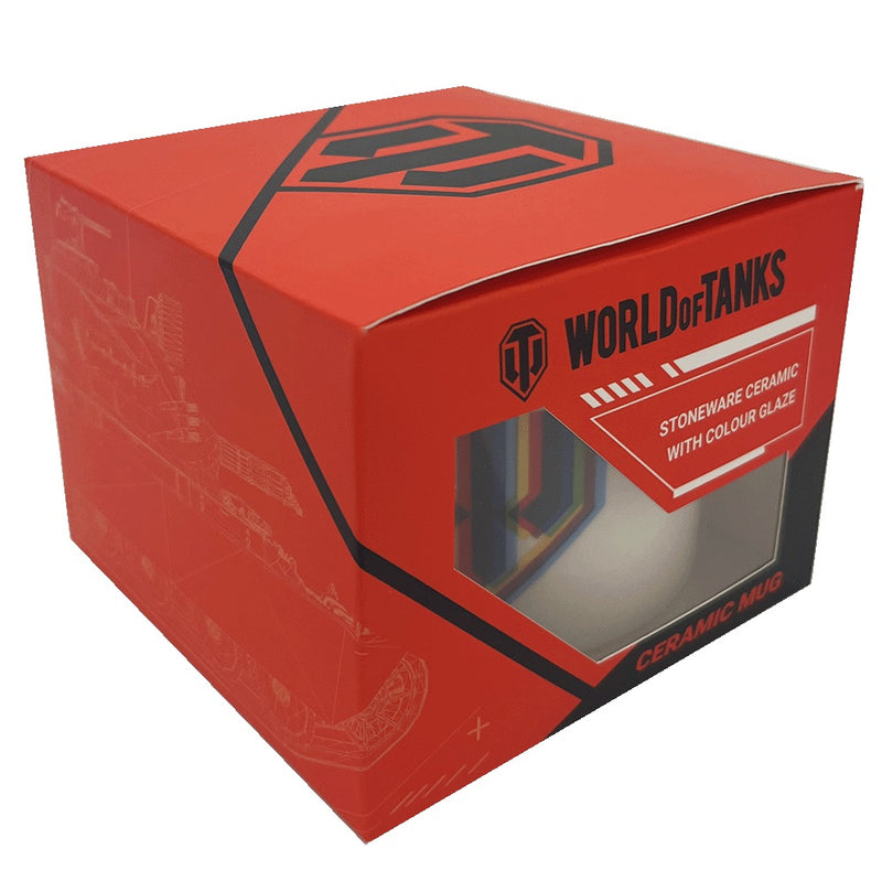 Kubek World of Tanks – logo 3D, biały, 420 ml – zdjęcie 2