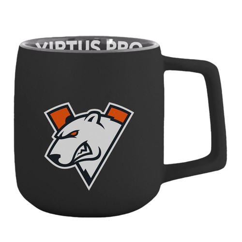 Kubek Virtus.pro – logo, szary