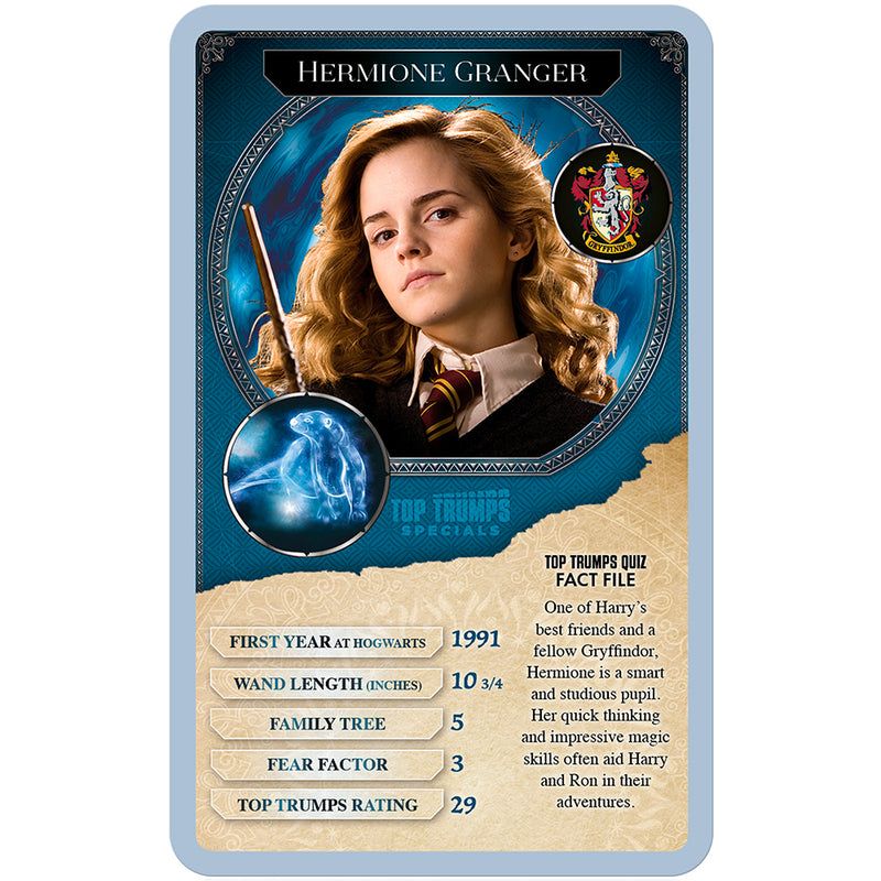 Karty Top Trumps Harry Potter – 30 najwybitniejszych czarodziejów (EN) – zdjęcie 3