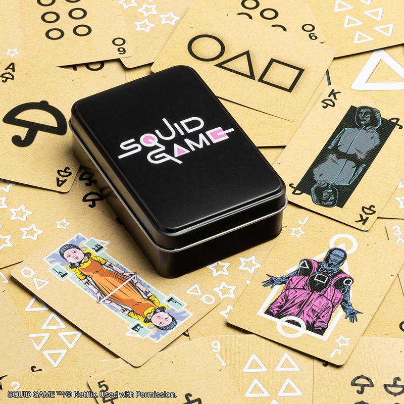 Karty do gry Squid Game w ozdobnej puszce