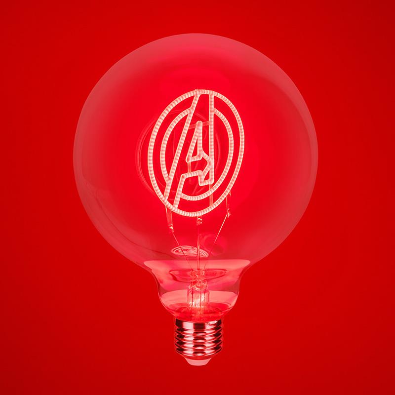 Lampka Żarówka Neonowa Avengers LED