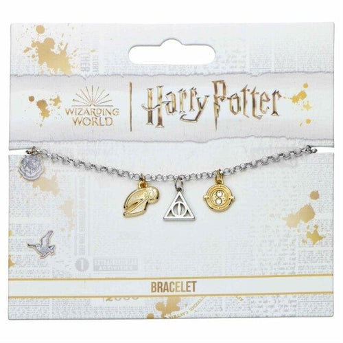 Bransoletka Harry Potter Zmieniacz Czasu Insygnia Śmierci Złoty Znicz