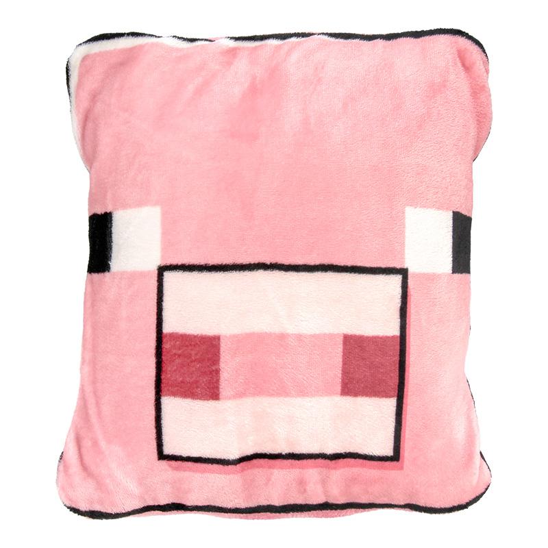 Poduszka Koc 2w1 Minecraft Świnka