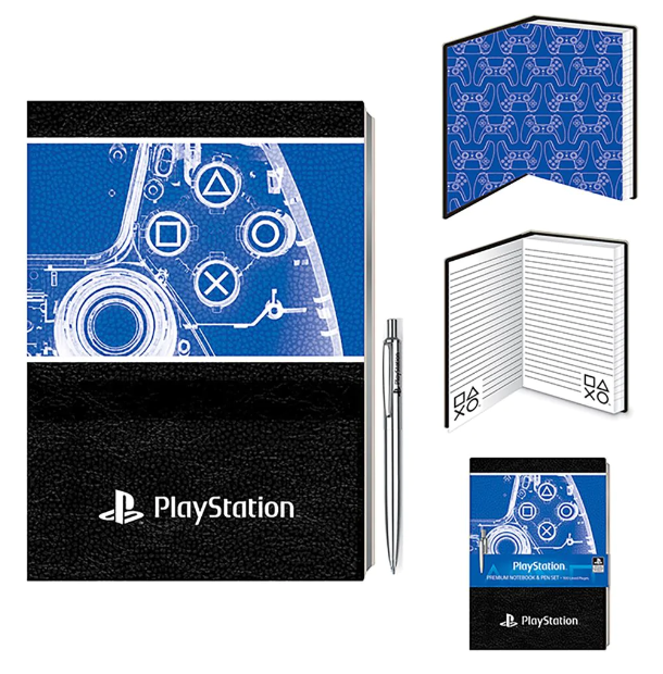 Zestaw notes A5 i długopis PlayStation X-RAY