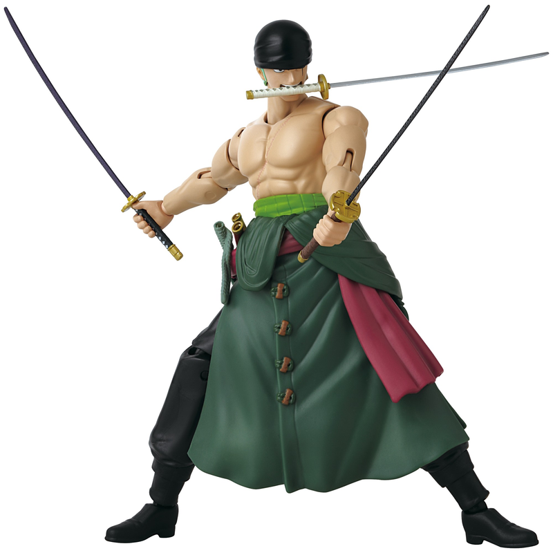 Figurka akcji One Piece Anime Heroes – Roronoa Zoro (Three Sword Style) – zdjęcie 6