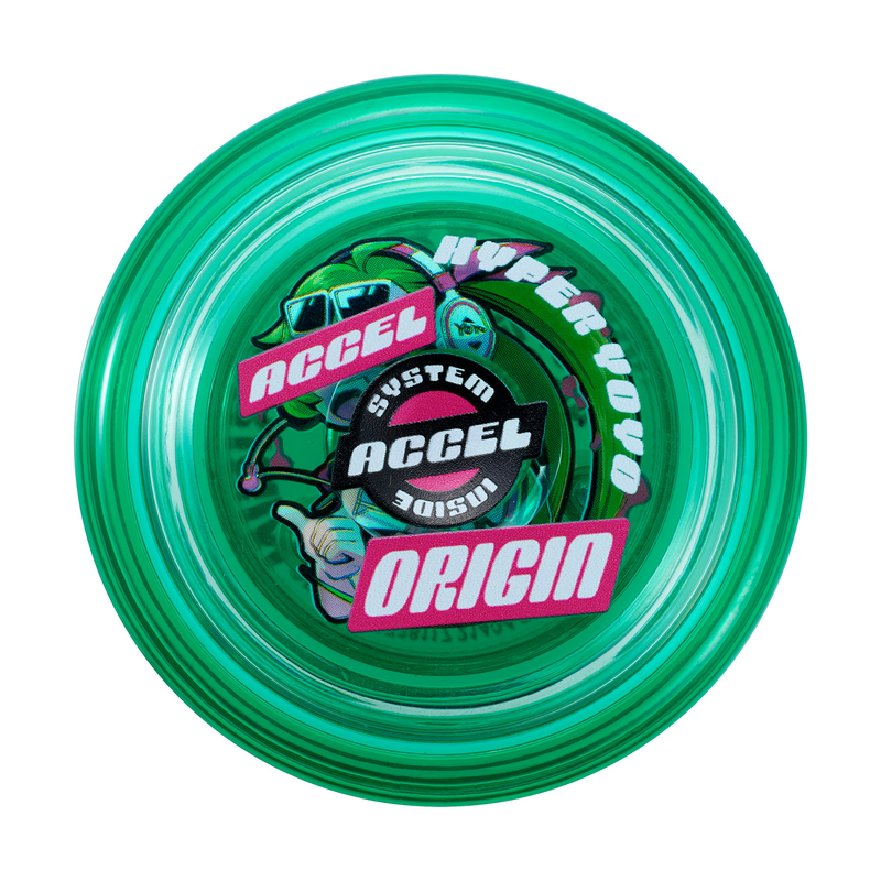 Jo-jo Bandai Hyper Yoyo Accel – Punkish Green – zdjęcie 3