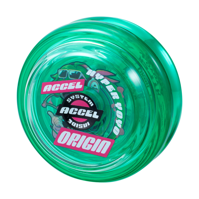 Jo-jo Bandai Hyper Yoyo Accel – Punkish Green – zdjęcie 4