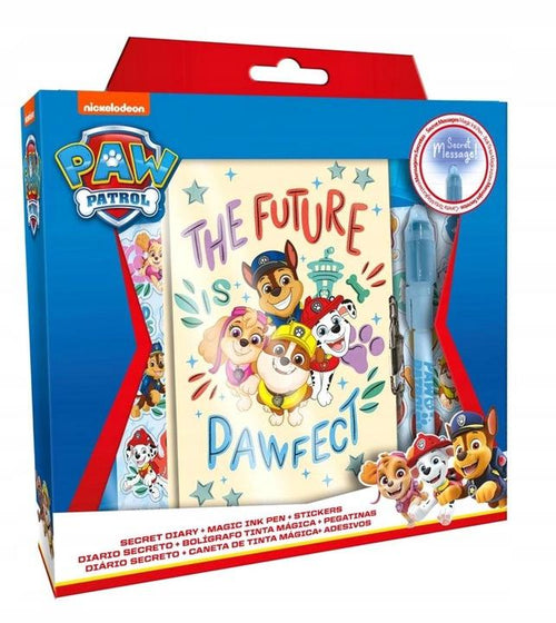 Pamiętnik Psi Patrol z magicznym długopisem