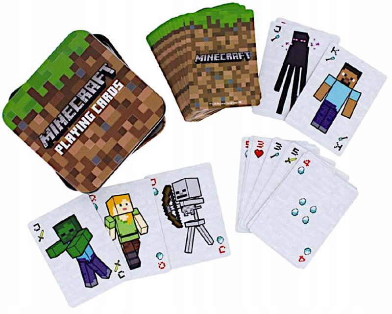 Karty do gry Minecraft Blok Trawy