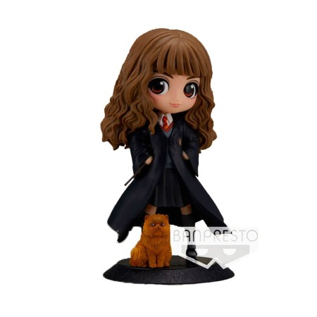Figurka Harry Potter Q Posket – Hermiona Granger z Krzywołapem