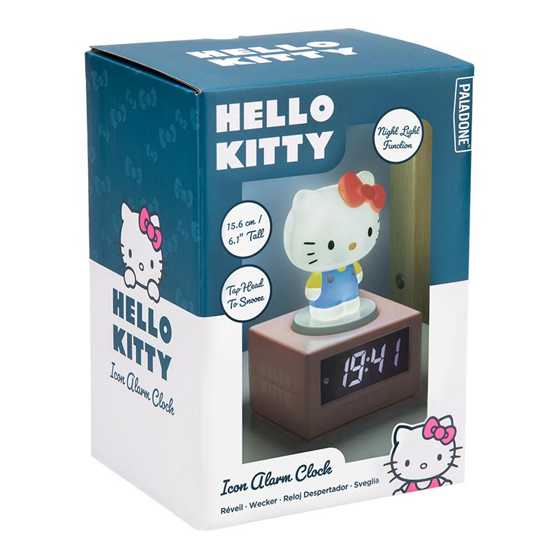 Budzik cyfrowy Hello Kitty z lampką nocną