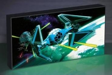Lampka podświetlany obraz Tie Interceptor
