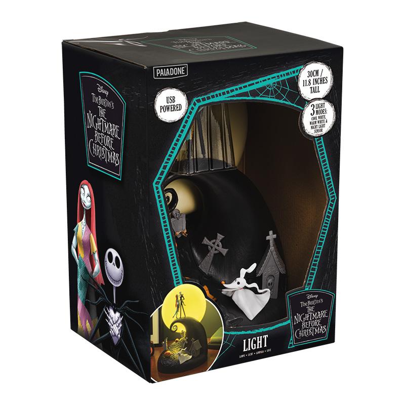 Lampka Diorama Miasteczko Halloween Jack Skellington i Sally