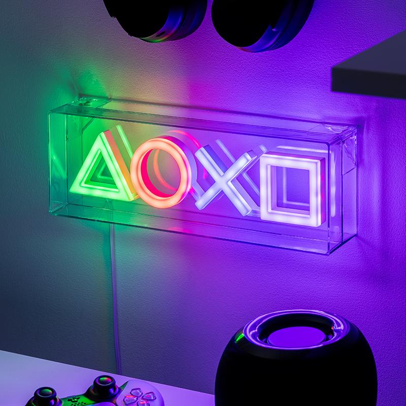 Lampka Neonowa PlayStation LED