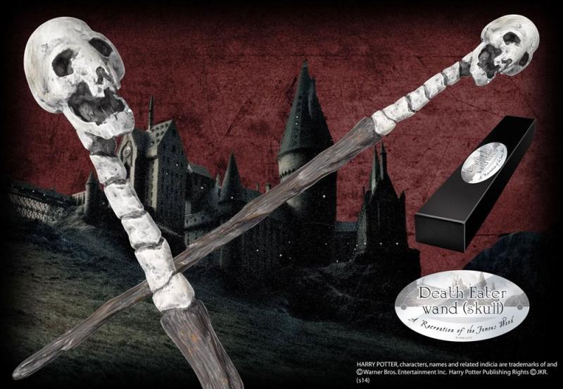 Różdżka Harry Potter Śmierciożerca czaszka