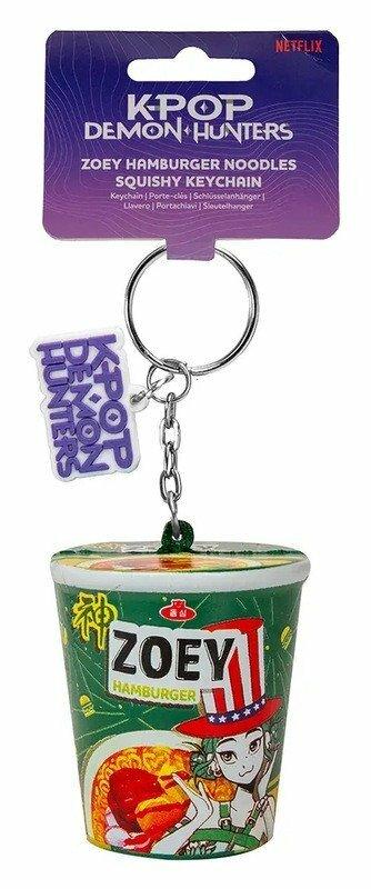 Brelok Gniotek K-Pop Demon Hunters Zoey Hamburger Noodles