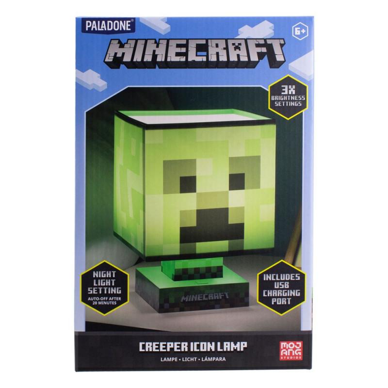 Lampka Minecraft Creeper z ładowarką USB