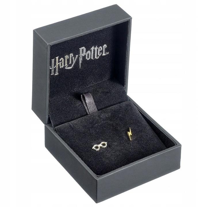 Kolczyki srebrne Harry Potter Błyskawica i Okulary