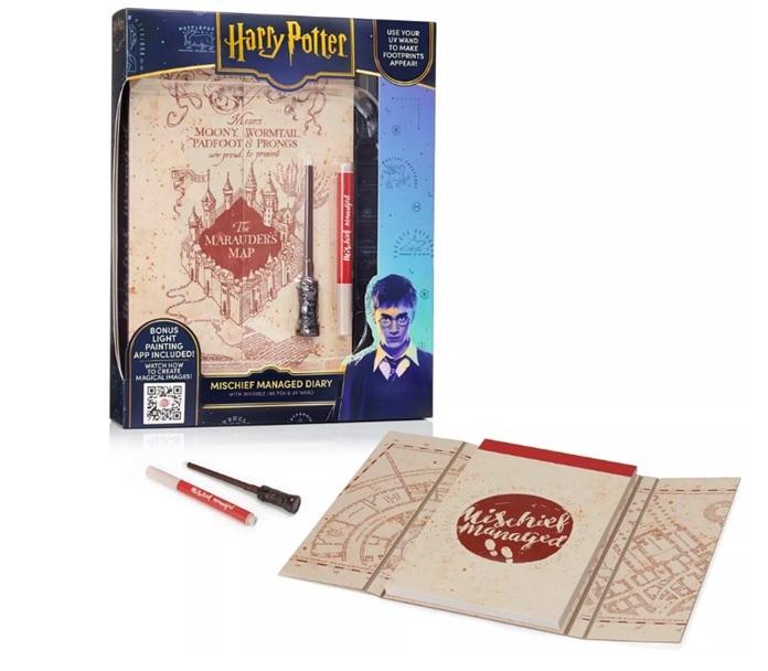 Dziennik Harry Potter Psot z Niewidzialnym Długopisem i Różdżką UV