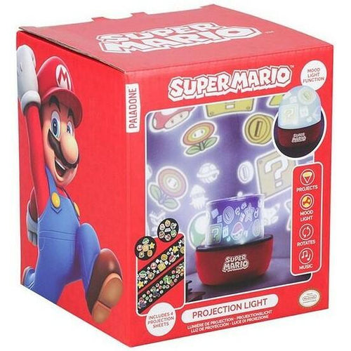 Lampka projekcyjna Super Mario z dźwiękiem