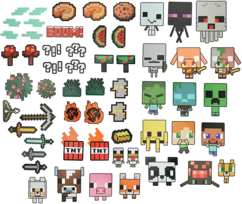 Zestaw rekwizytów fotograficznych Minecraft 58 sztuk