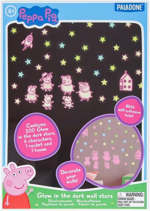 Naklejki Ścienne Peppa Pig Gwiazdki Świecące w Ciemności