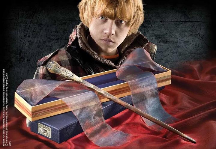 Różdżka Harry Potter Ron Weasley z pudełkiem Ollivandera