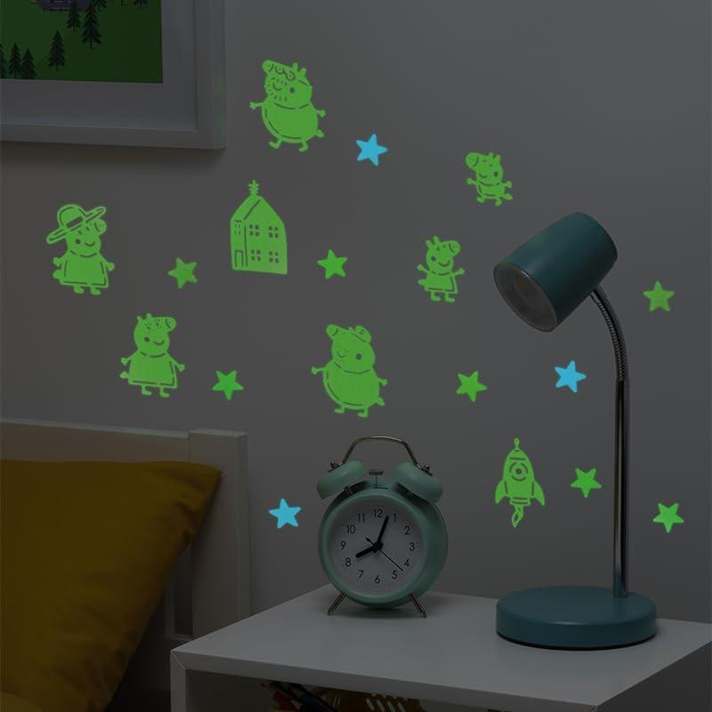 Naklejki Ścienne Peppa Pig Gwiazdki Świecące w Ciemności
