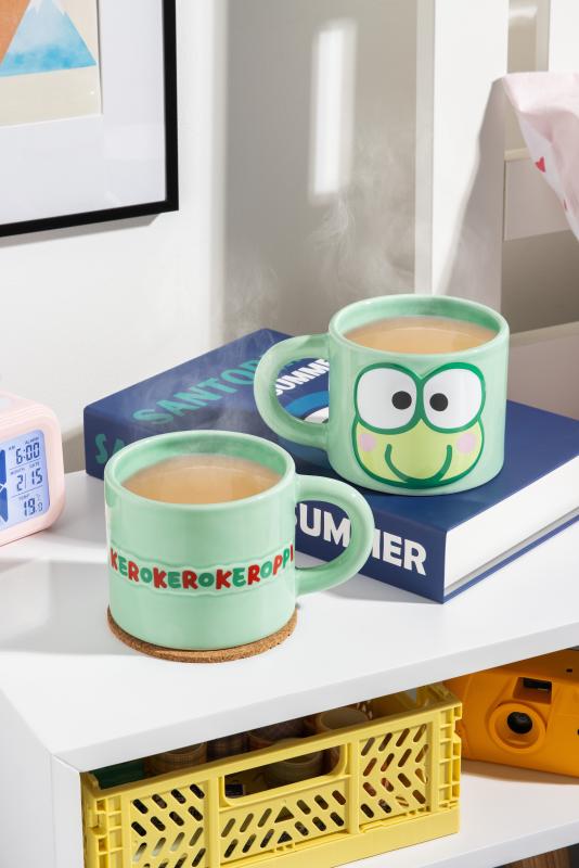 Kubek Hello Kitty Keroppi z tłoczonym wzorem