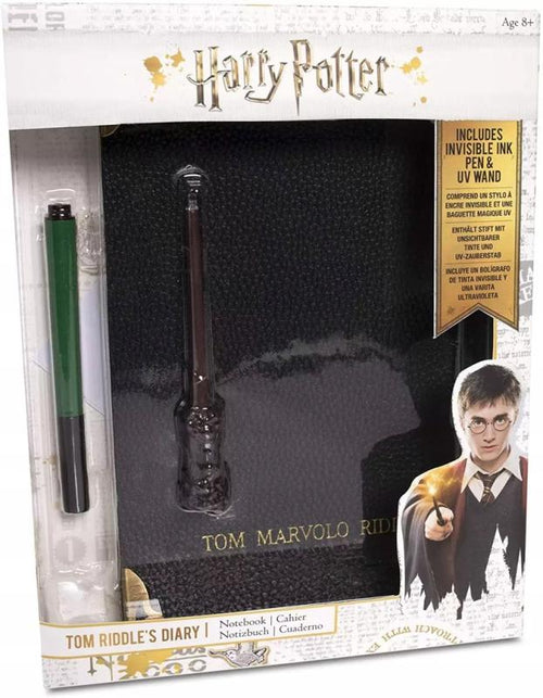 Dziennik Harry Potter Toma Riddla z Piórem i Różdżką UV
