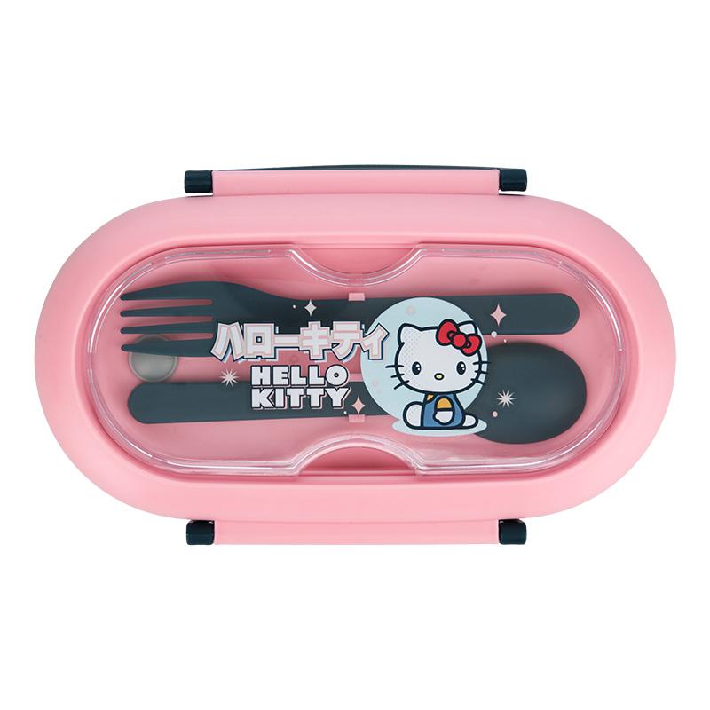 Pudełko na lunch Hello Kitty z sztućcami