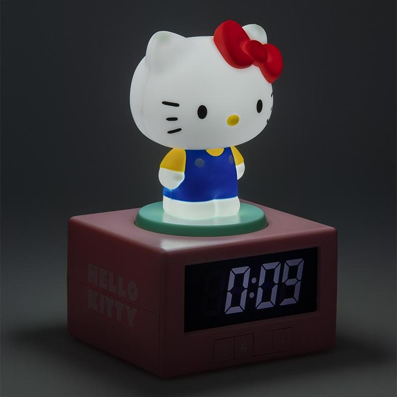 Budzik cyfrowy Hello Kitty z lampką nocną