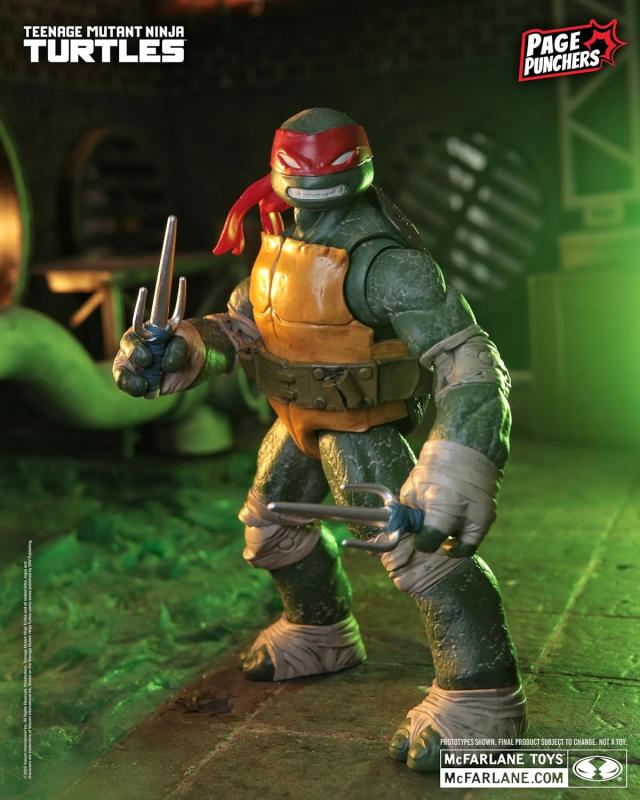 Figurka Wojownicze Żółwie Ninja Raphael Page Punchers