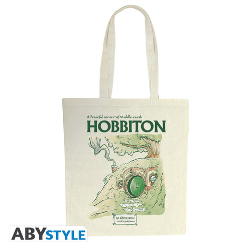 Torba tote Władca Pierścieni z motywem Hobbiton