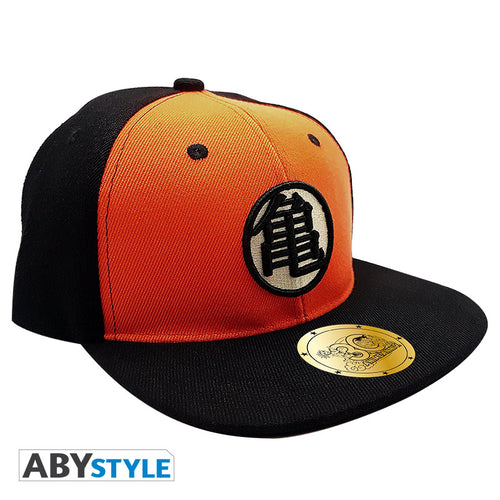 Czapka z daszkiem Dragon Ball z motywem Snapback Cap Black & Orange Kame