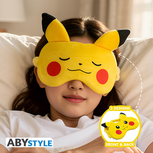 Maska do spania Pokémon z motywem Pikachu