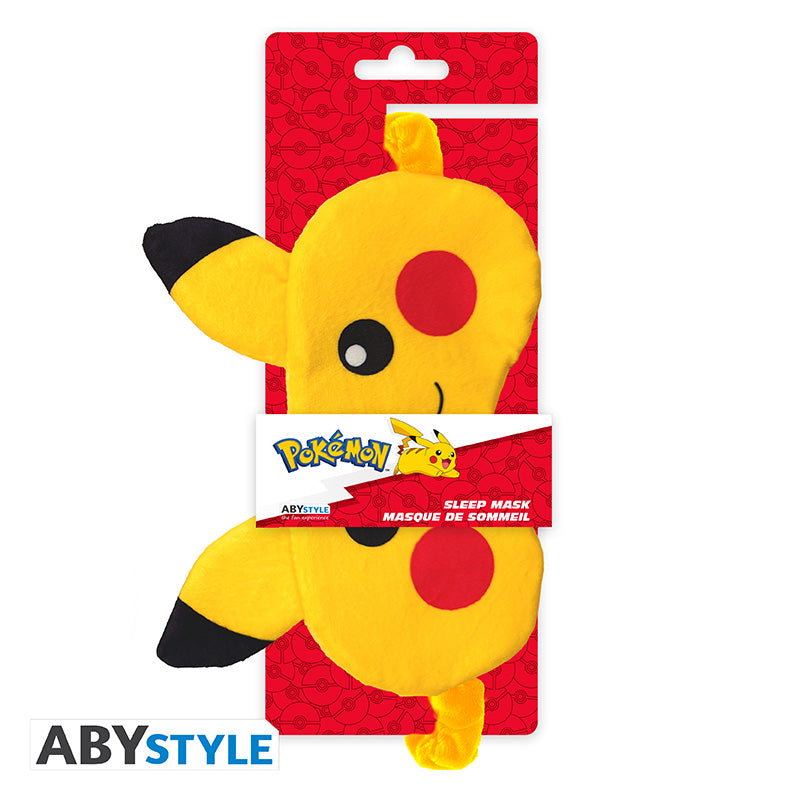 Maska do spania Pokémon z motywem Pikachu — ujęcie 3