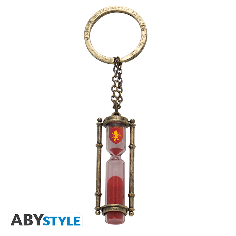 Brelok 3D Harry Potter z motywem Gryffindor hourglass
