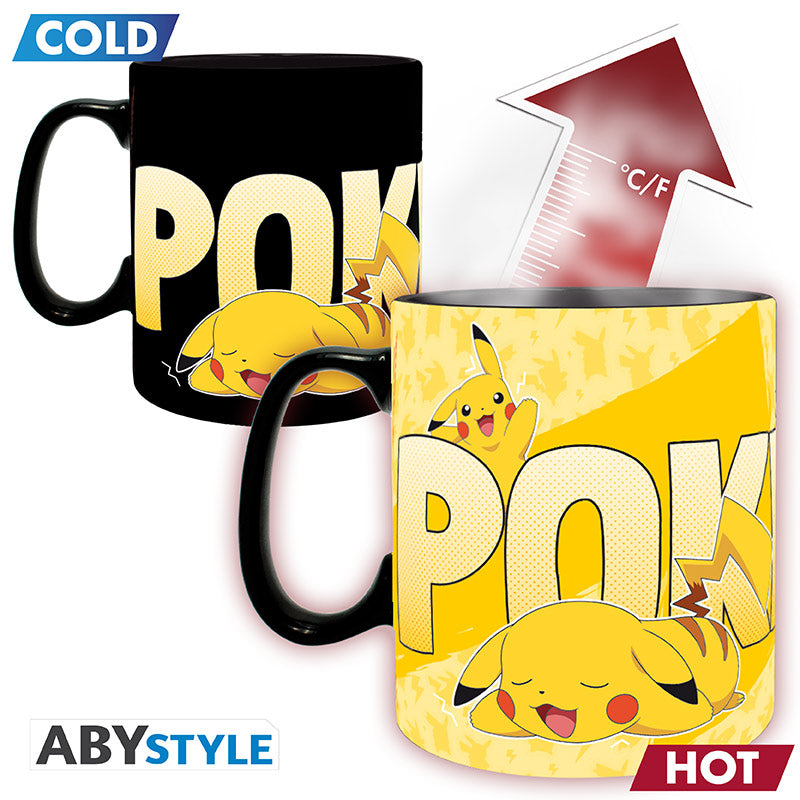 Kubek zmieniający kolor Pokémon z motywem Pikachu — ujęcie 2