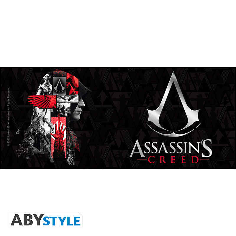 Kubek Assassin's Creed z motywem Crest black & red — ujęcie 4