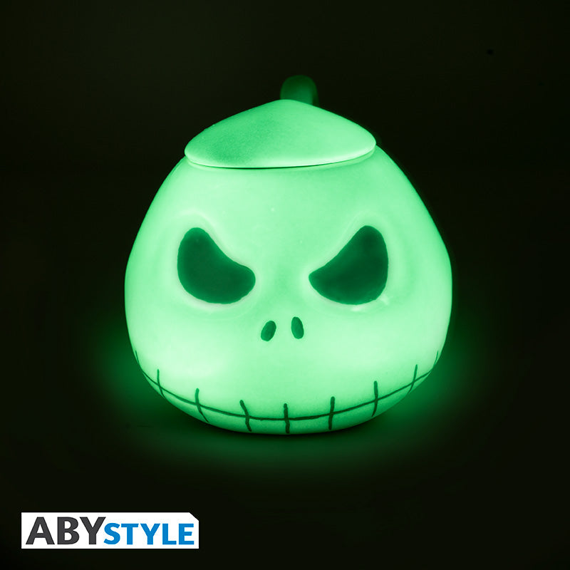 Kubek 3D Miasteczko Halloween z motywem NIGHTMARE BEFORE XMAS Jack Glow in the dark