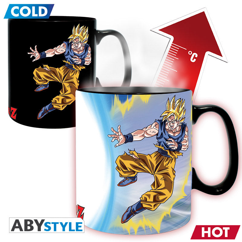 Kubek zmieniający kolor Dragon Ball z motywem GokuVSBuu