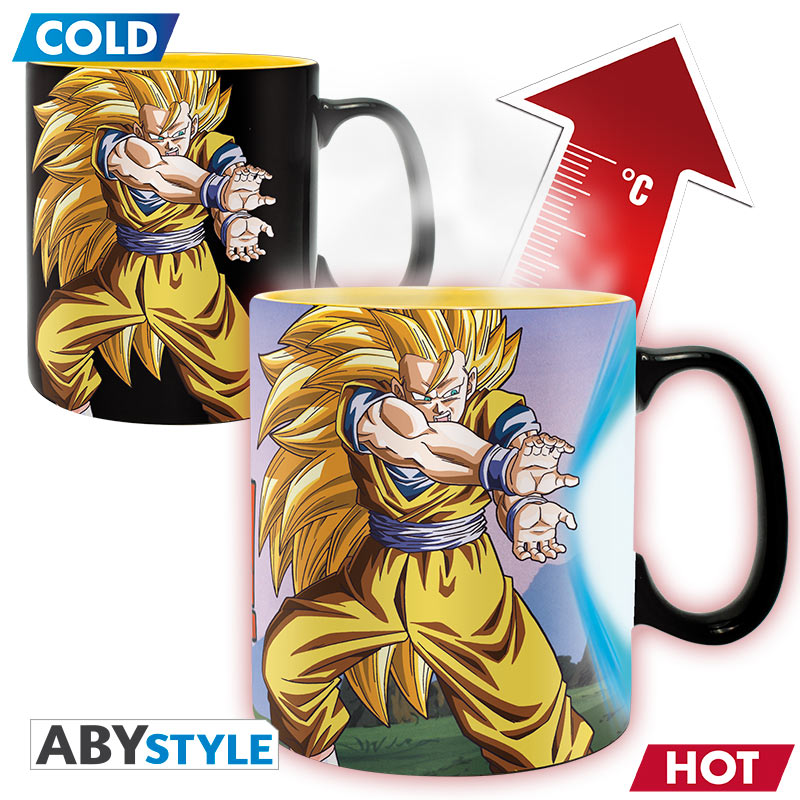 Kubek zmieniający kolor Dragon Ball z motywem Kamehameha