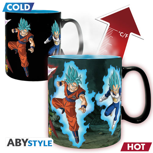 Kubek zmieniający kolor Dragon Ball z motywem SaiyansvsBlack carx2