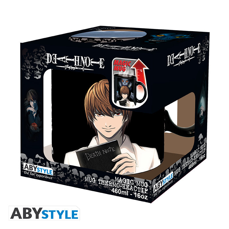 Kubek zmieniający kolor Death Note z motywem Kira & L — ujęcie 4