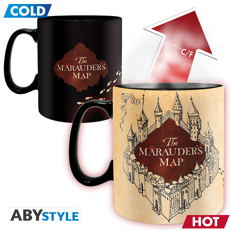 Kubek zmieniający kolor Harry Potter z motywem Marauder — ujęcie 2